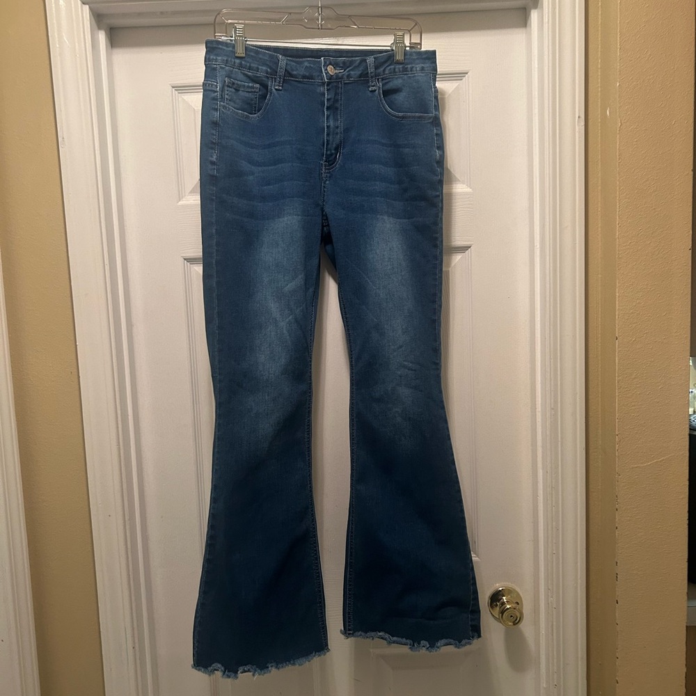 Blue Flared Women's Jeans